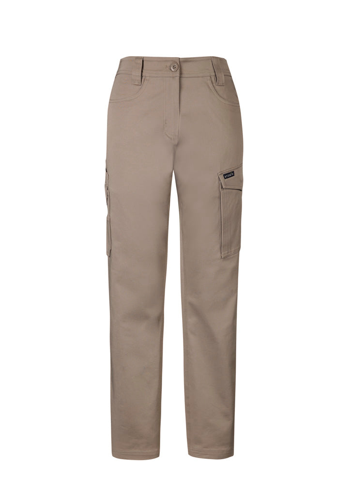 SYZMIK Womens Essential Basic Stretch Cargo Pant ZP730