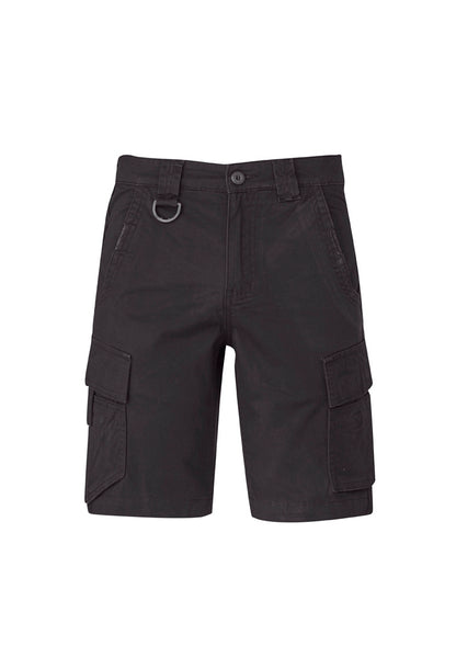 SYZMIK Mens Streetworx Curved Cargo Short ZS360 Clearance