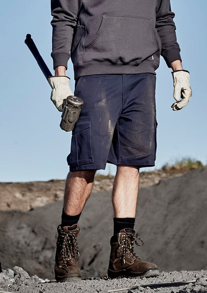 SYZMIK Mens Basic Cargo Short ZS502