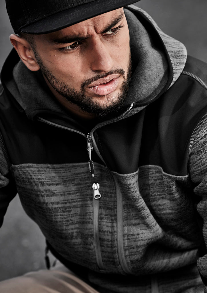 SYZMIK Unisex Streetworx Reinforced Knit Hoodie ZT360
