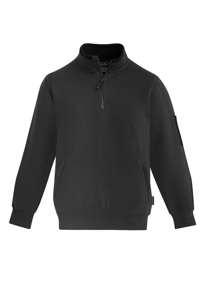 SYZMIK Unisex 1/4 Zip Brushed Fleece Pullover ZT366
