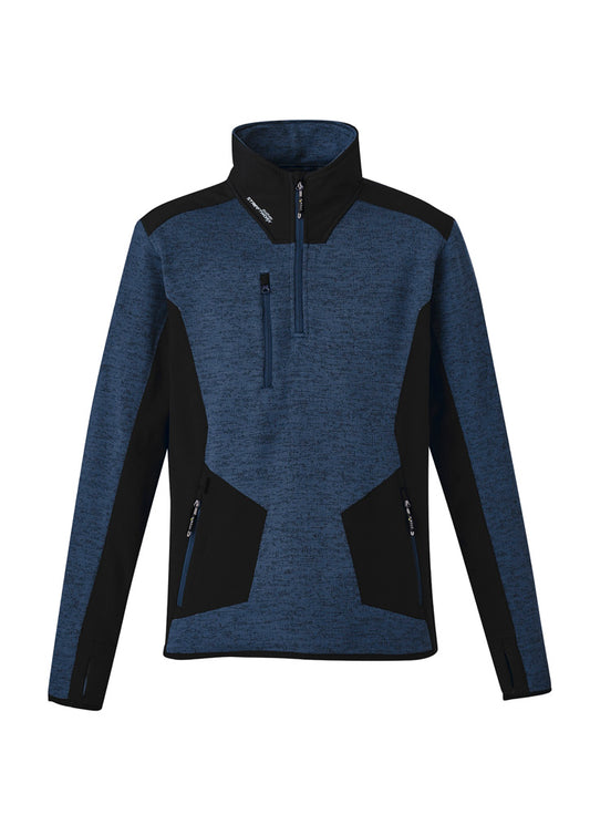 SYZMIK Unisex Streetworx Reinforced Knit 1/2 Zip Pullover ZT380