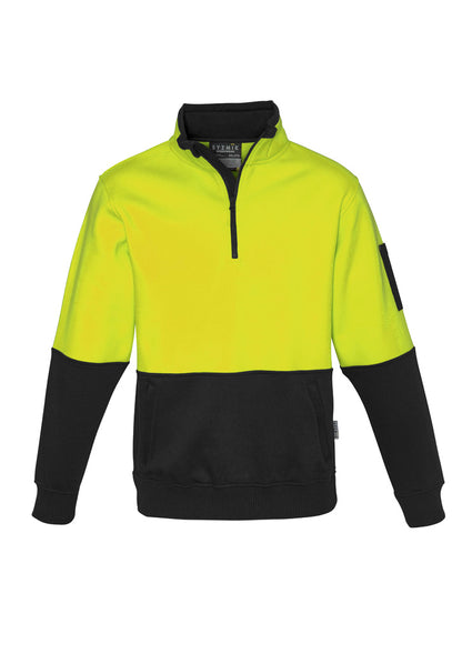 SYZMIK Unisex Hi Vis 1/2 Zip Pullover ZT476