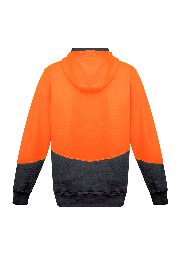 SYZMIK Unisex Hi Vis Textured Jacquard Full Zip Hoodie ZT478 Clearance