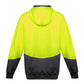 SYZMIK Unisex Hi Vis Textured Jacquard Full Zip Hoodie ZT478 Clearance