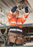 SYZMIK Unisex Hi Vis Full Zip Stretch Taped Hoodie ZT486