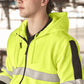SYZMIK Unisex Hi Vis Full Zip Stretch Taped Hoodie ZT486