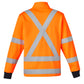 SYZMIK Unisex Hi Vis X Back Rail Jumper ZT660