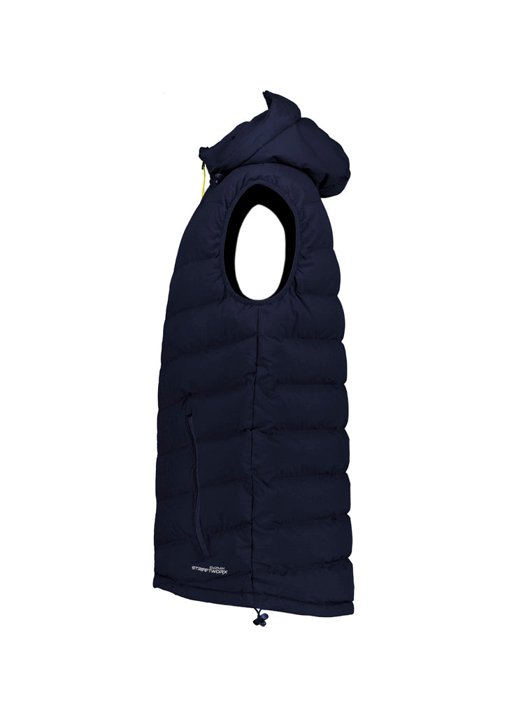 SYZMIK Unisex Streetworx Hooded Puffer Vest ZV245