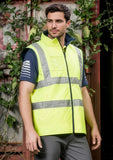 SYZMIK Mens Hi Vis Lightweight Waterproof Vest ZV358