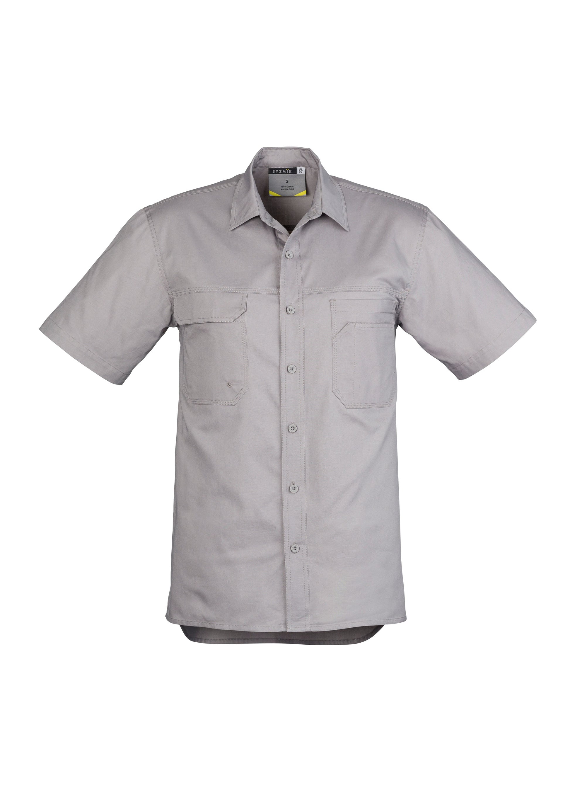 SYZMIK Mens Lightweight Tradie Short Sleeve Shirt ZW120