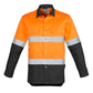 SYZMIK Mens Industrial Long Sleeve Shirt - Hoop Taped ZW123