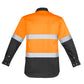 SYZMIK Mens Industrial Long Sleeve Shirt - Hoop Taped ZW123