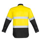 SYZMIK Mens Industrial Long Sleeve Shirt - Hoop Taped ZW123