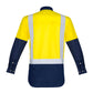 SYZMIK Mens Industrial Long Sleeve Shirt - Shoulder Taped ZW124