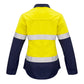 SYZMIK Womens FR Closed Front Hooped Taped Spliced Shirt ZW131