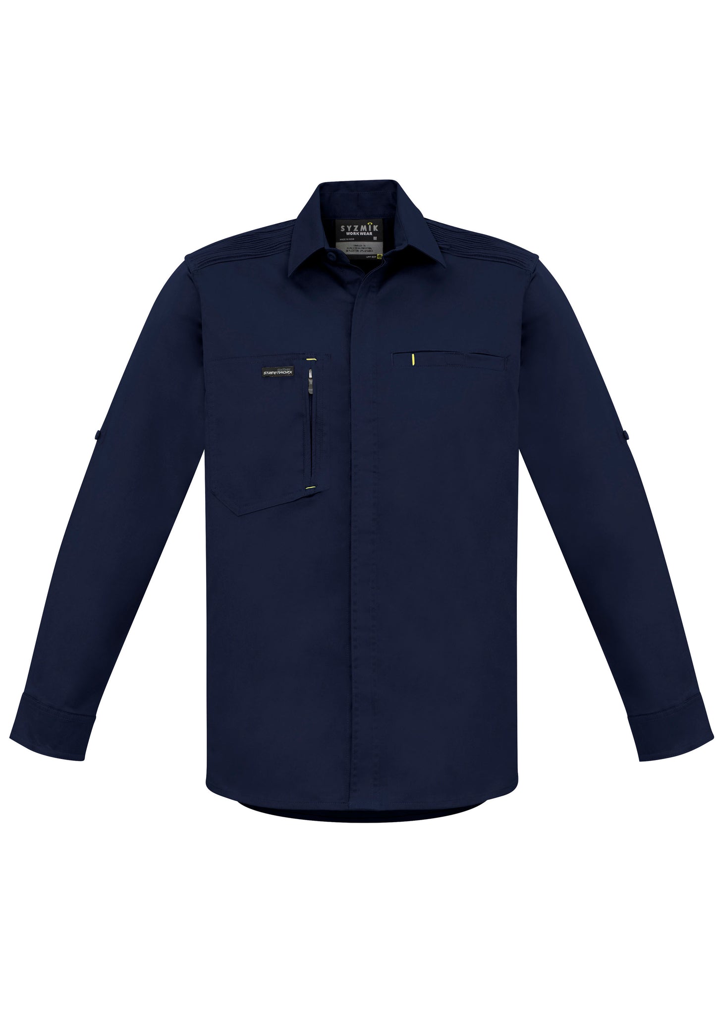 SYZMIK Mens Streetworx L/S Stretch Shirt ZW350 Clearance