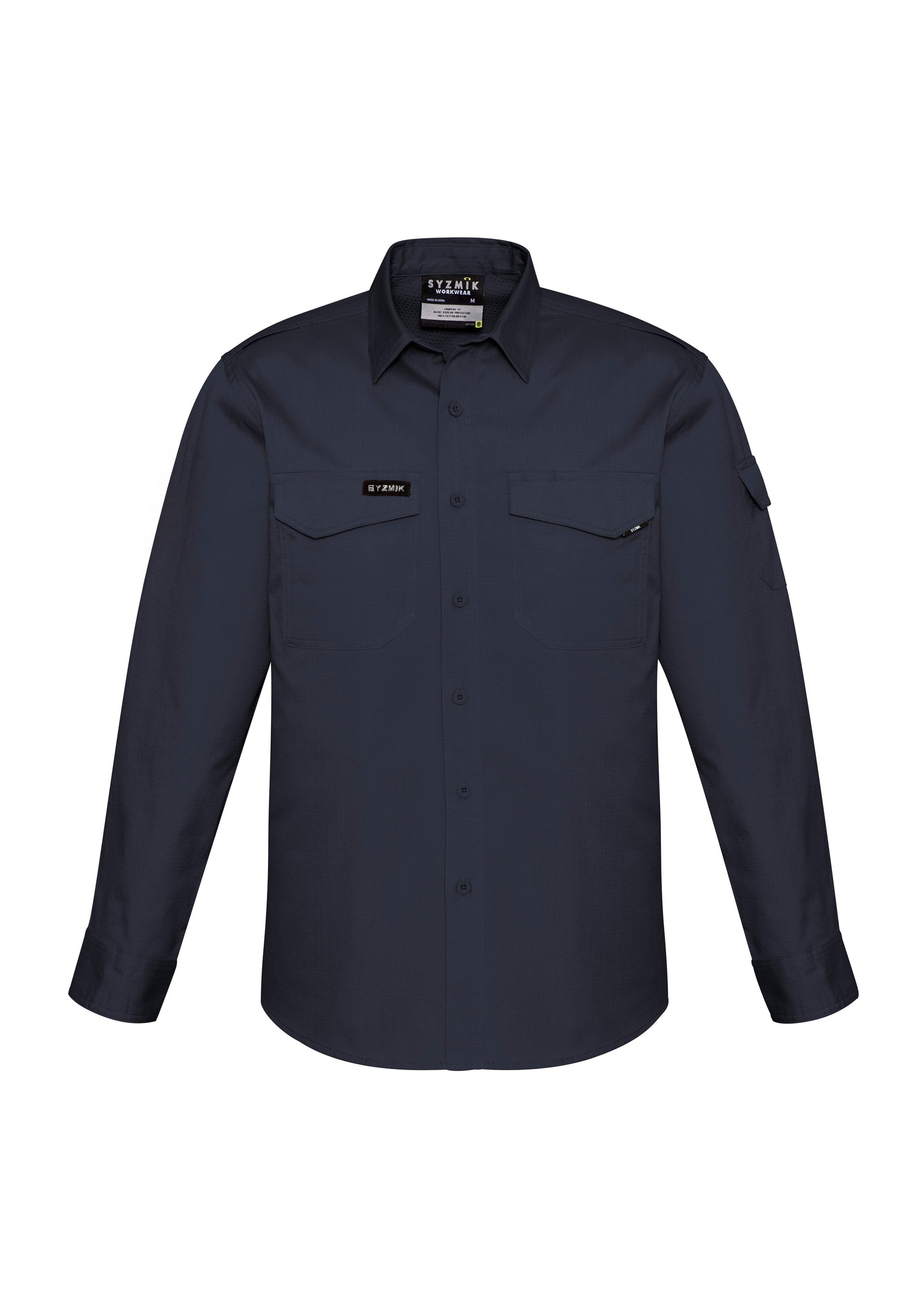SYZMIK Mens Rugged Cooling Long Sleeve Shirt ZW400