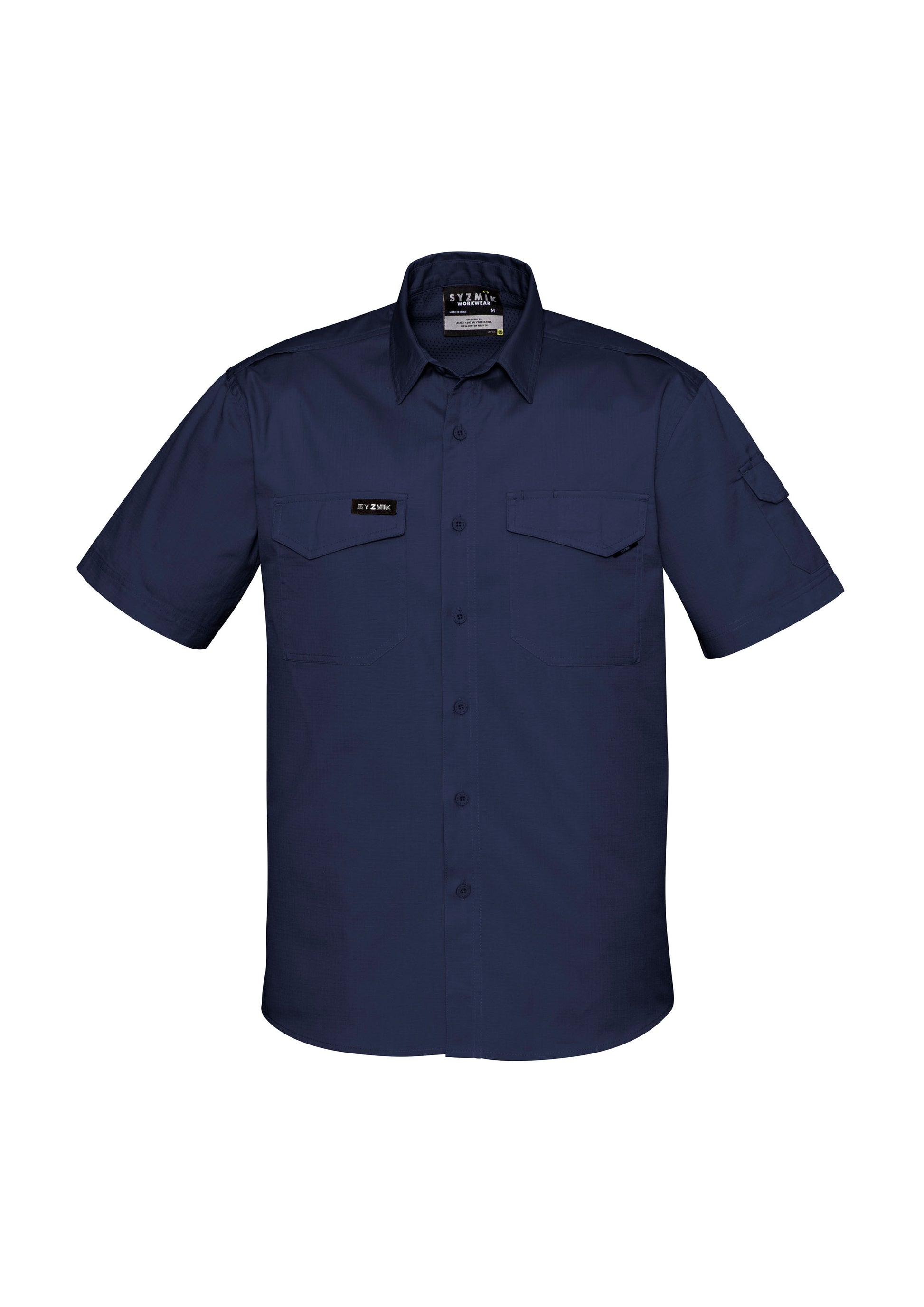SYZMIK Mens Rugged Cooling Short Sleeve Shirt ZW405