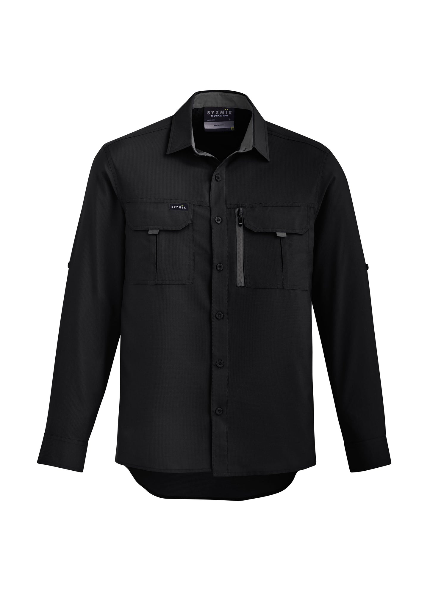 SYZMIK Mens Outdoor Long Sleeve Shirt ZW460