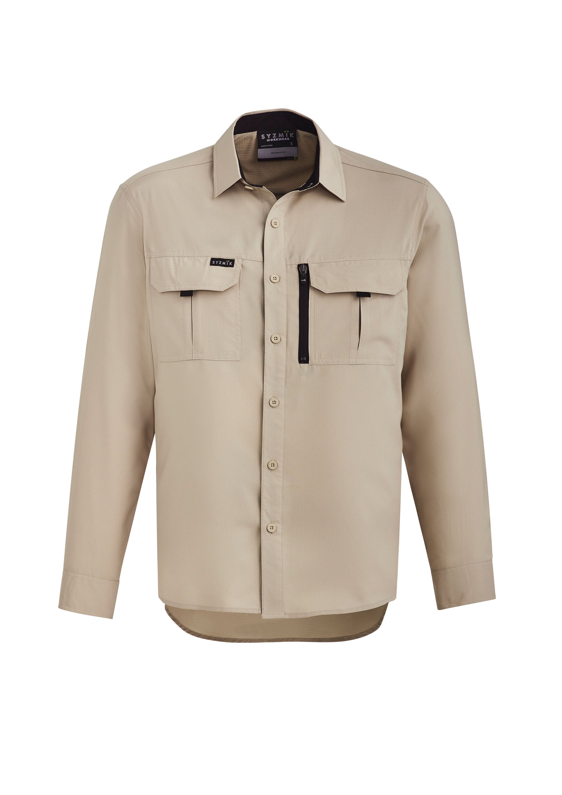 SYZMIK Mens Outdoor Long Sleeve Shirt ZW460