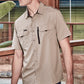 SYZMIK Mens Outdoor Short Sleeve Shirt ZW465