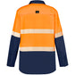 SYZMIK Mens Hi Vis Outdoor Segmented Tape Long Sleeve Shirt ZW470