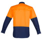 SYZMIK Mens Closed Front Long Sleeve Shirt ZW560
