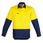 SYZMIK Mens Closed Front Long Sleeve Shirt ZW560