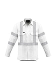 SYZMIK Mens Bio Motion X Back Taped Long Sleeve Shirt ZW621