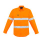 SYZMIK Mens Hi Vis Hoop Taped Long Sleeve Shirt ZW640
