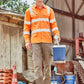 SYZMIK Mens Bio Motion VIC Rail Long Sleeve Shirt ZW680