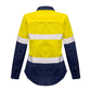 SYZMIK Womens Rugged Cooling Hi Vis Taped Long Sleeve Shirt ZW720