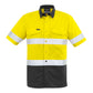 SYZMIK Mens Rugged Cooling Hi Vis Taped Short Sleeve Shirt ZW835