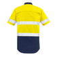 SYZMIK Mens Rugged Cooling Hi Vis Taped Short Sleeve Shirt ZW835