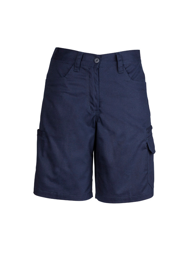 SYZMIK Womens Plain Utility Short ZWL011