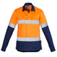 SYZMIK Womens Industrial Long Sleeve Shirt - Hoop Taped ZWL123